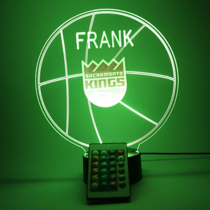 Sacramento Kings NBA Basketball Sports Light Up Night Lamp