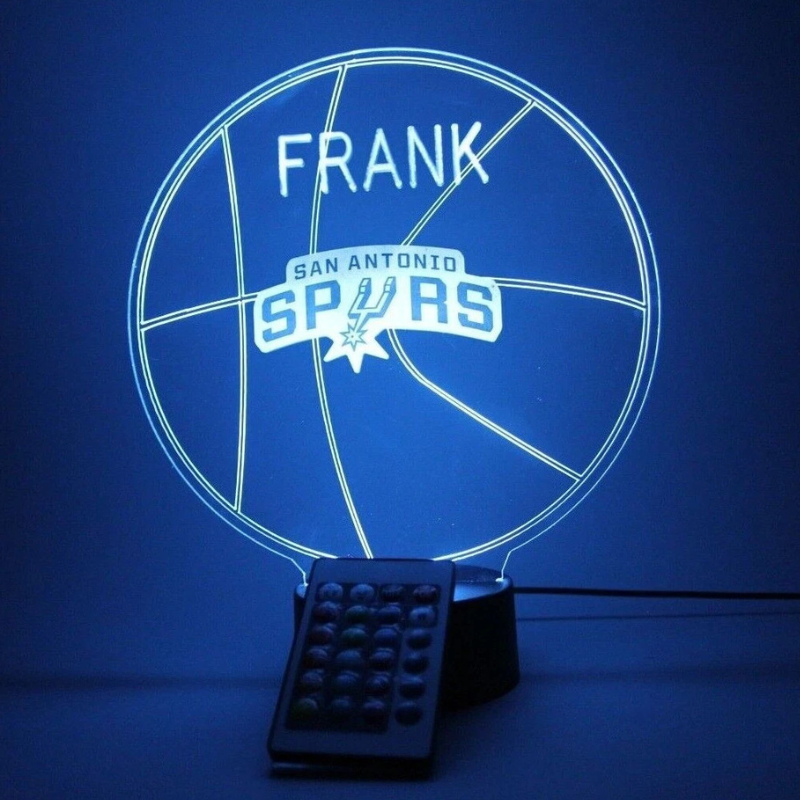 San Antonio Spurs NBA Basketball Sports Fan Light Up Lamp