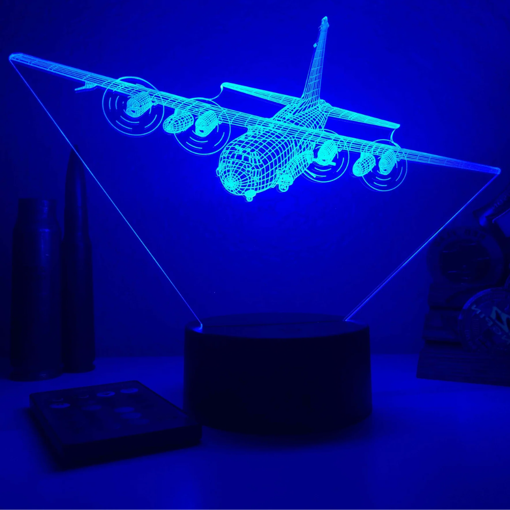 Aircraft Themed Illusion LED Lamp-3D Optical Lamp