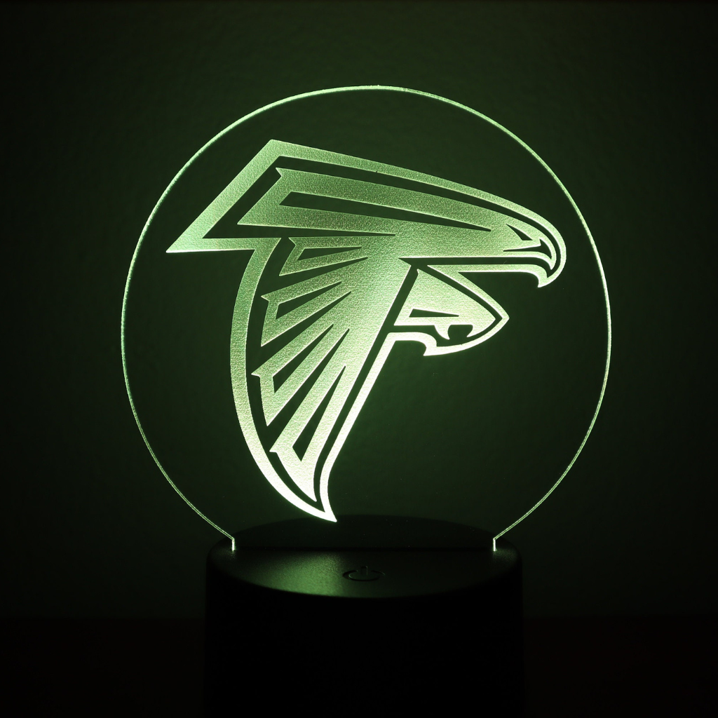 Atlanta Falcons LED Night Light Lamp