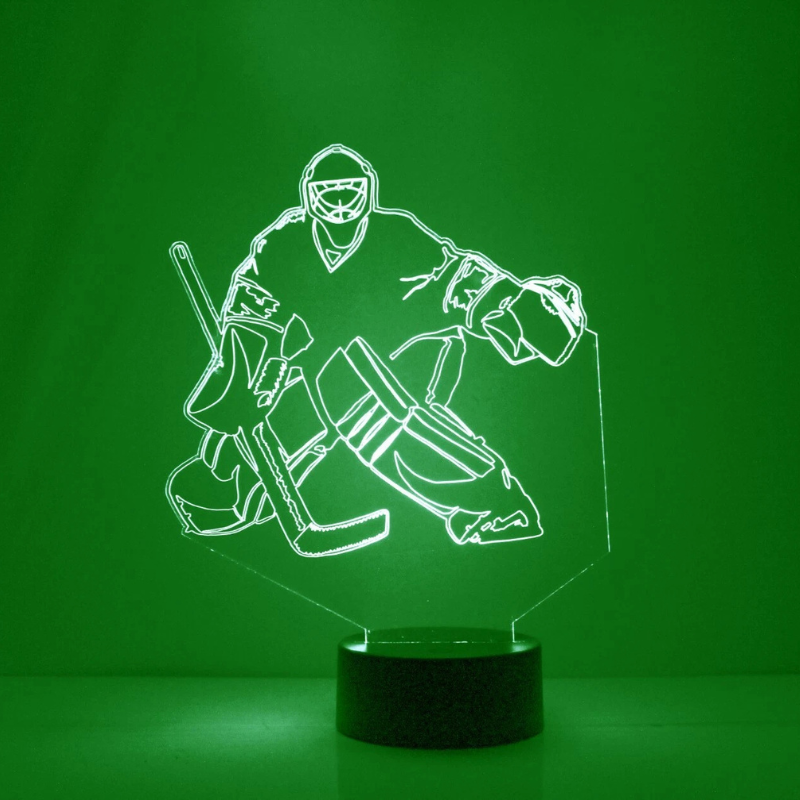 Personalized Washington Capitals Goalie Lamp 