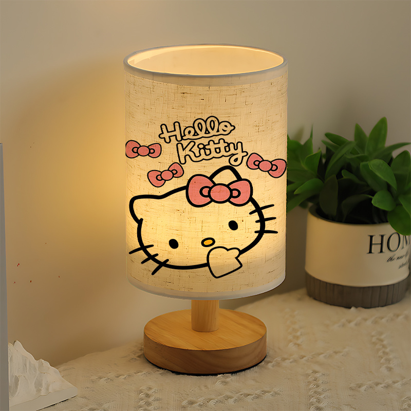 USB Powered Linen Lamp With Kitty And Sanrio Characters