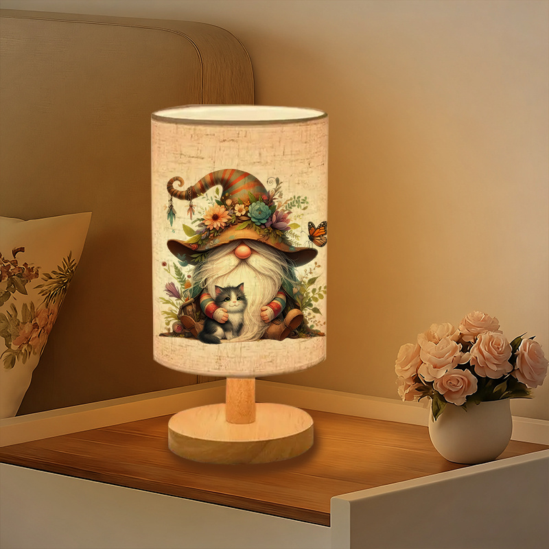 Modern USB Powered Linen Lamp
