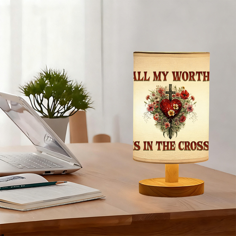 Modern USB-Powered Linen Lamp | Unique Design