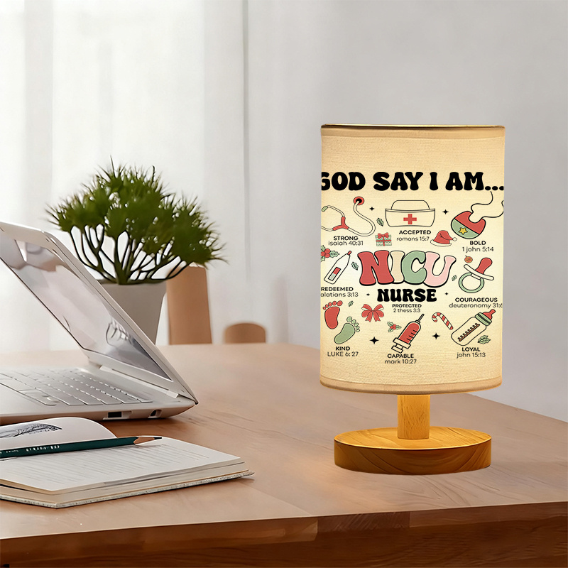 Modern USB-powered Linen Lamp with a Unique Design