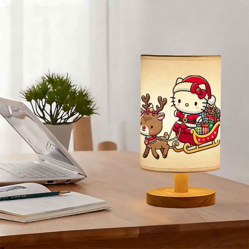 A modern Sanrio USB-powered linen lamp with a creative design