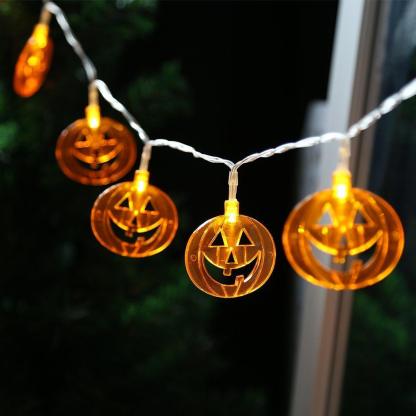 Pumpkin Halloween String Lamp - 3D Optical Lamp
