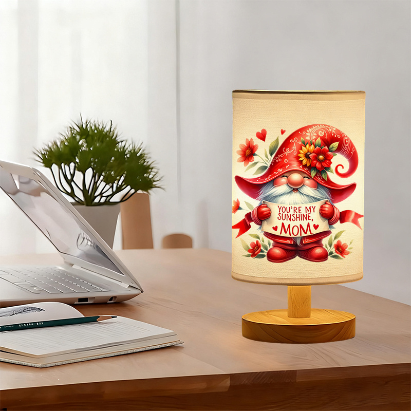 A Modern USB-powered Linen Lamp with a Unique Design and Exquisite Pattern