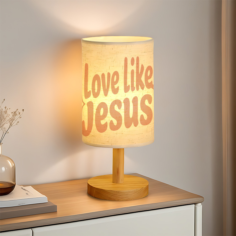Modern USB Powered Linen Lamp