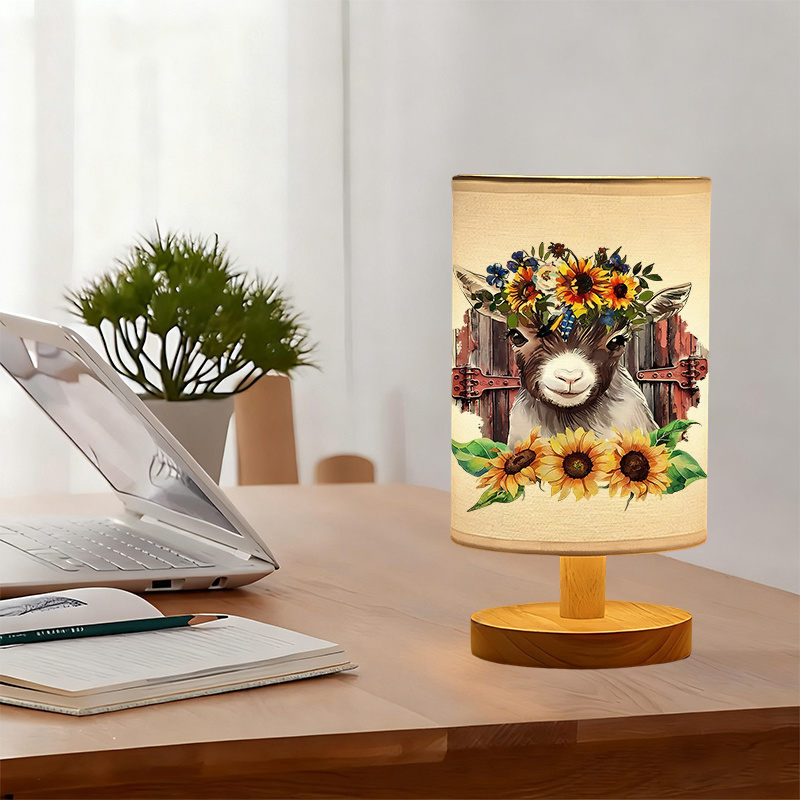 Modern USB Powered Goat Design Table Lamp with Bulb