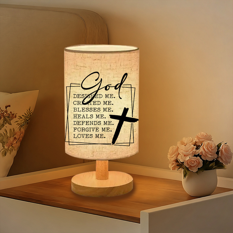 USB-Powered Table Lamp Button-Controlled Uplight