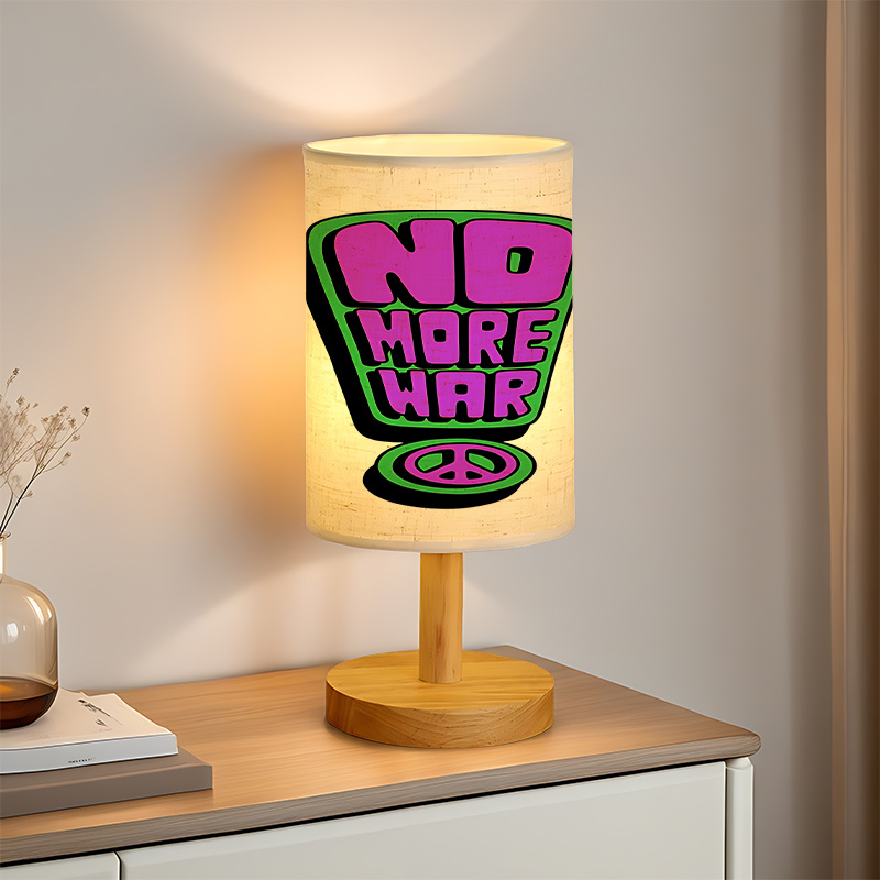 USB-powered Linen Table Lamp Living Room And Bedroom