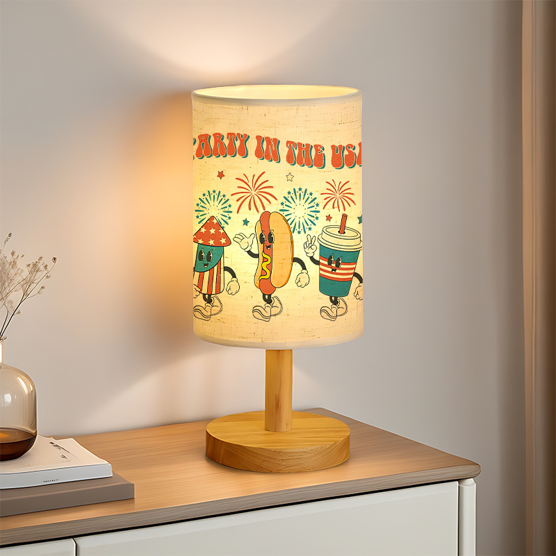 USB-powered linen lamp 