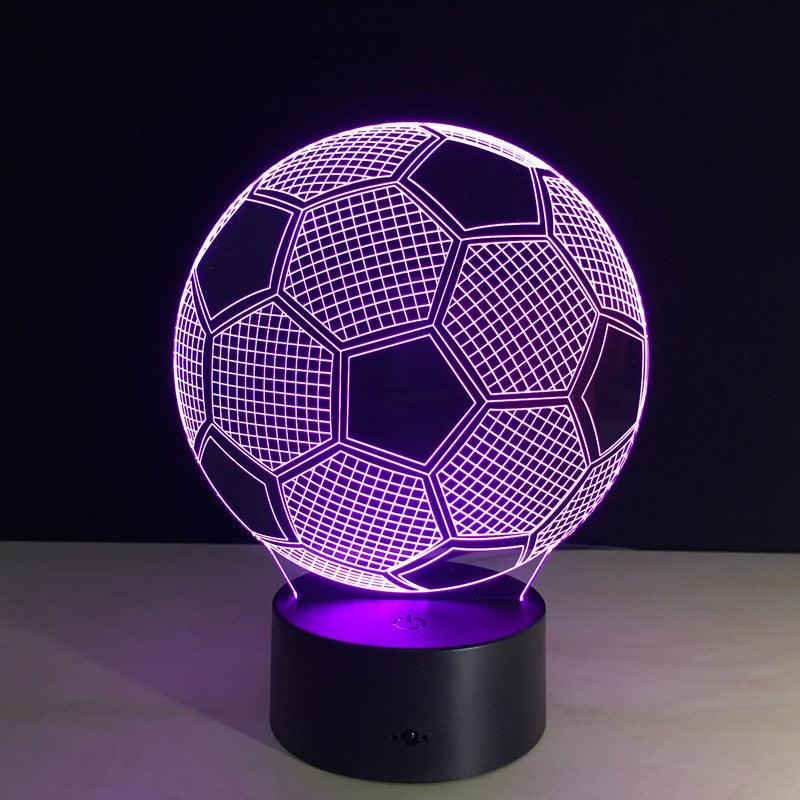 Football 3D Optical Illusion Lamp-3D Optical Lamp