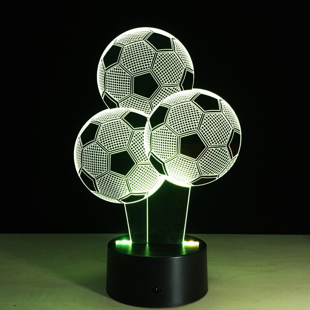 Football Balloons 3D Optical Illusion Lamp-3D Optical Lamp