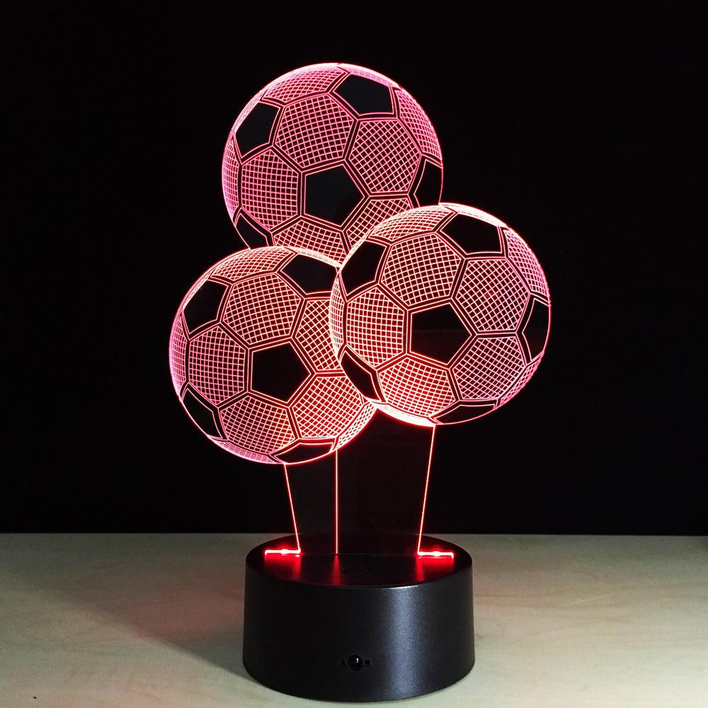 Football Balloons 3D Optical Illusion Lamp-3D Optical Lamp