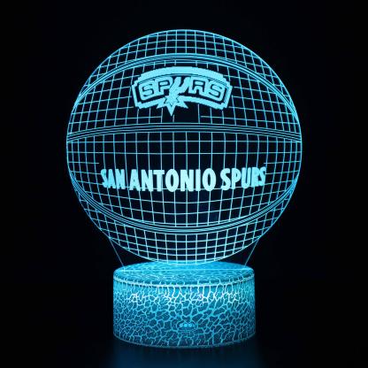 San Antonio Spurs Lamp-3D Optical Lamp