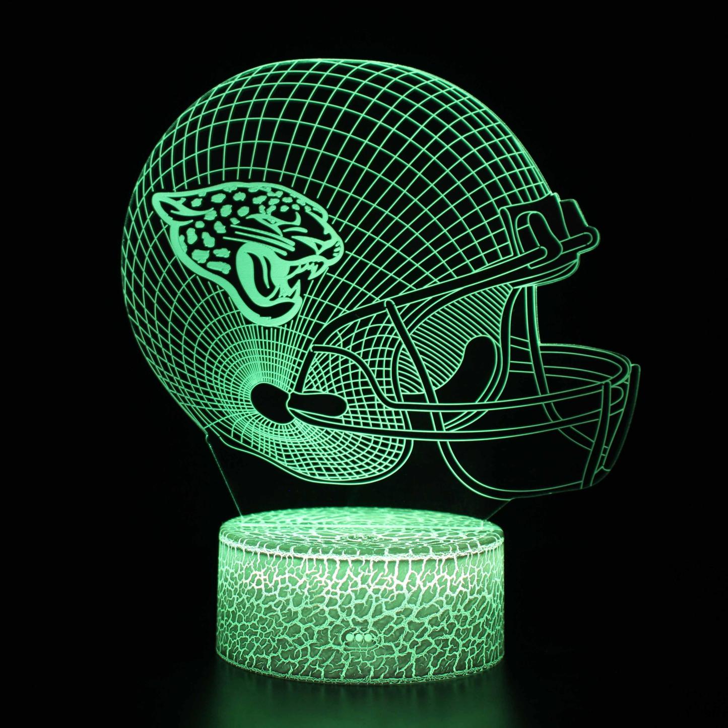 Jacksonville Jaguars Helmet Lamp-3D Optical Lamp