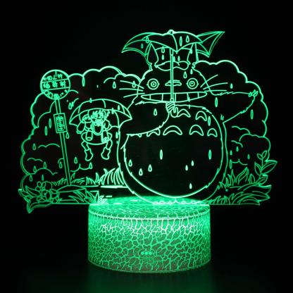 Totoro Umbrella 3D Optical Lamp-3D Optical Lamp