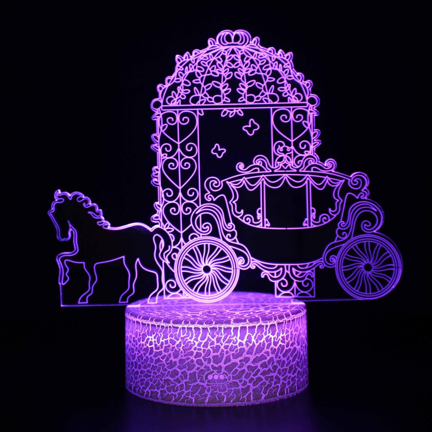 Valentine’s USB Power Lamp-3D Optical Lamp
