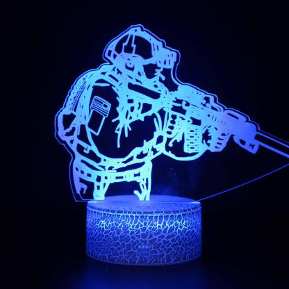Tactical Soldier LED Lamp-3D Optical Lamp
