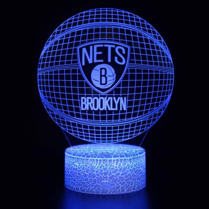 Brooklyn Nets Optical Lamp-3D Optical Lamp