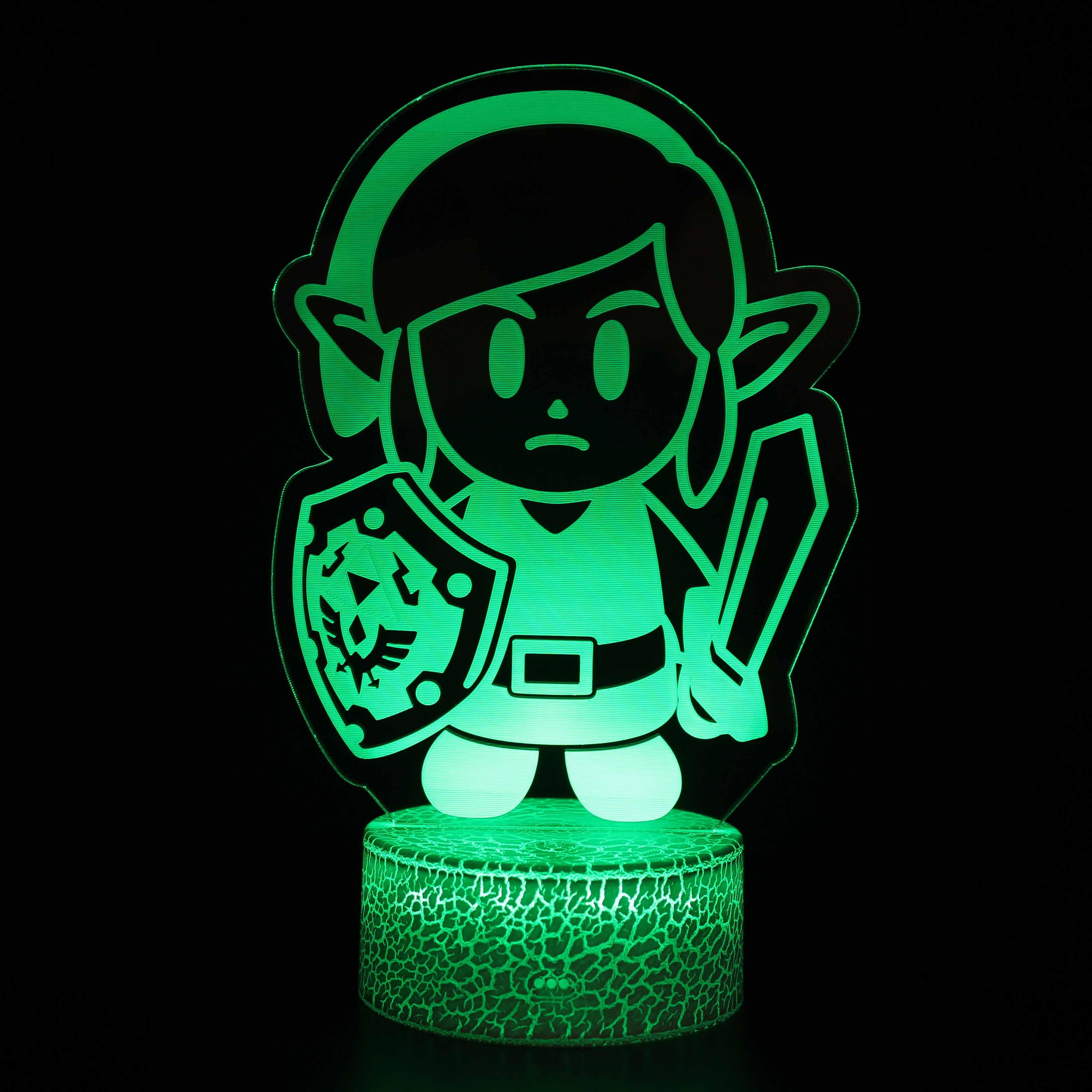 Legend of Zelda Lamp 3D Optical Illusion LED Night Light-3D Optical Lamp