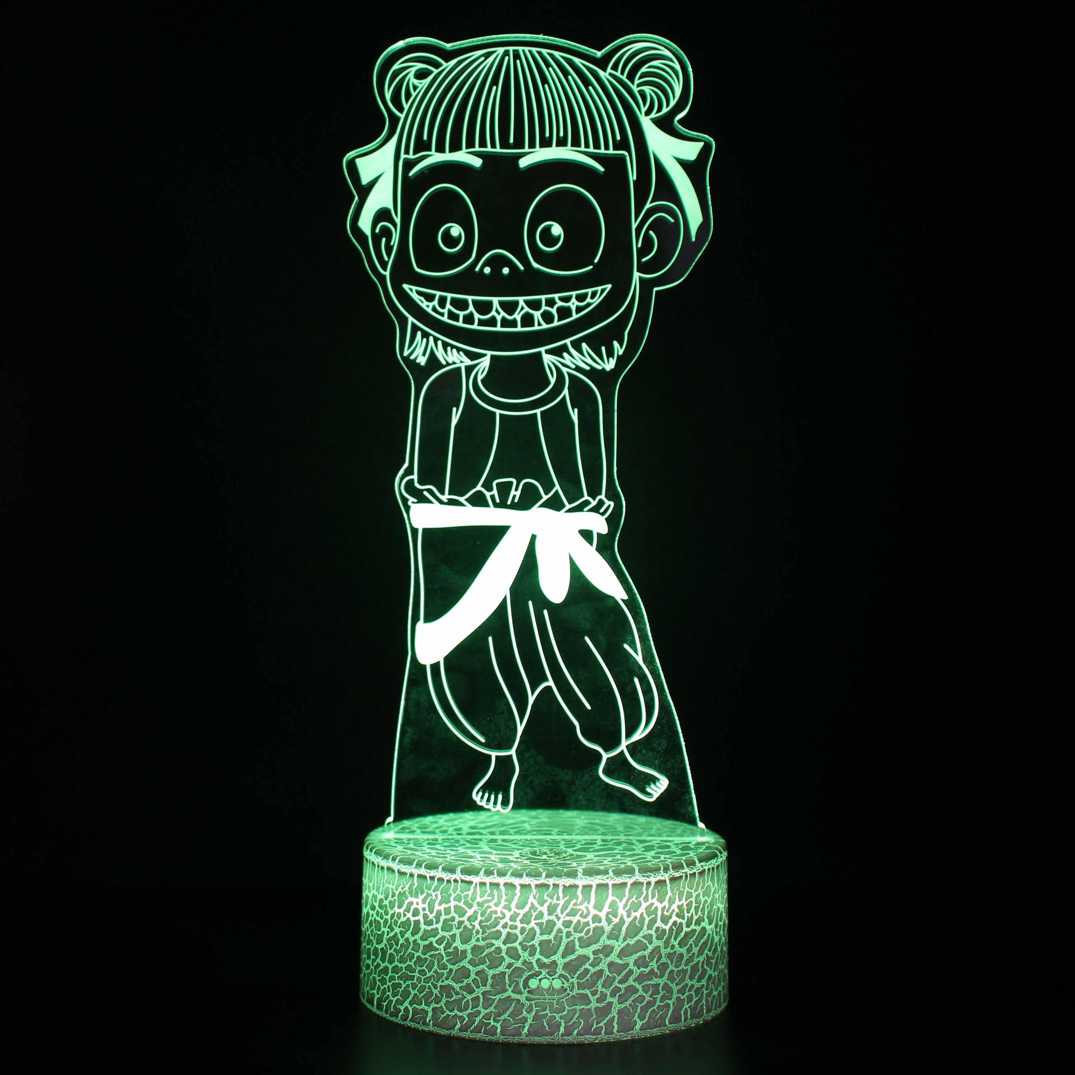 Anime Girl Cartoon Optical Illusion Lamp - 3D Optical Lamp