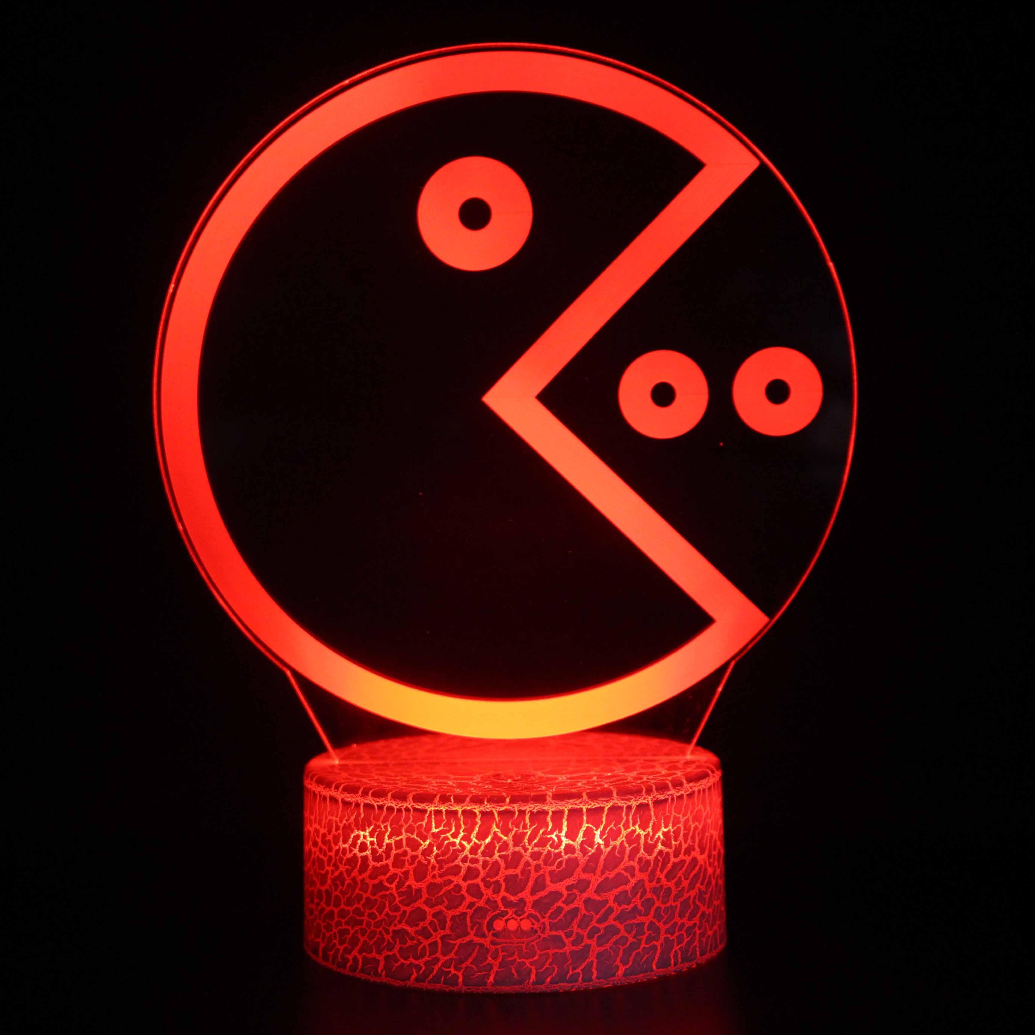 Pacman 3D Optical Illusion Lamp-3D Optical Lamp