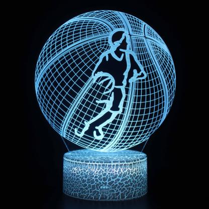 Basketball 3D Optical Illusion Lamp - 3D Optical Lamp