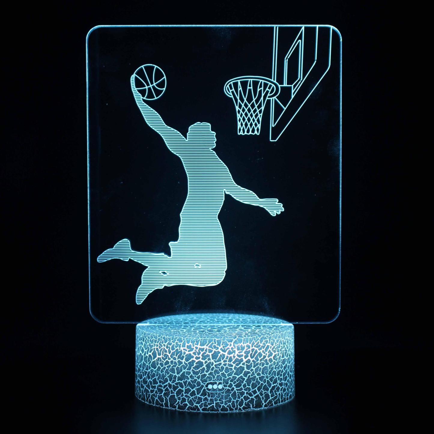 Basketball Player LED Lamp-3D Optical Lamp