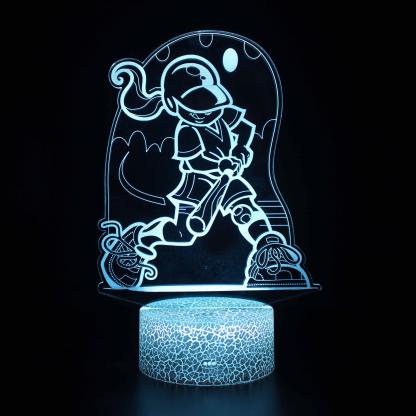 Baseball Kid LED Lamp-3D Optical Lamp