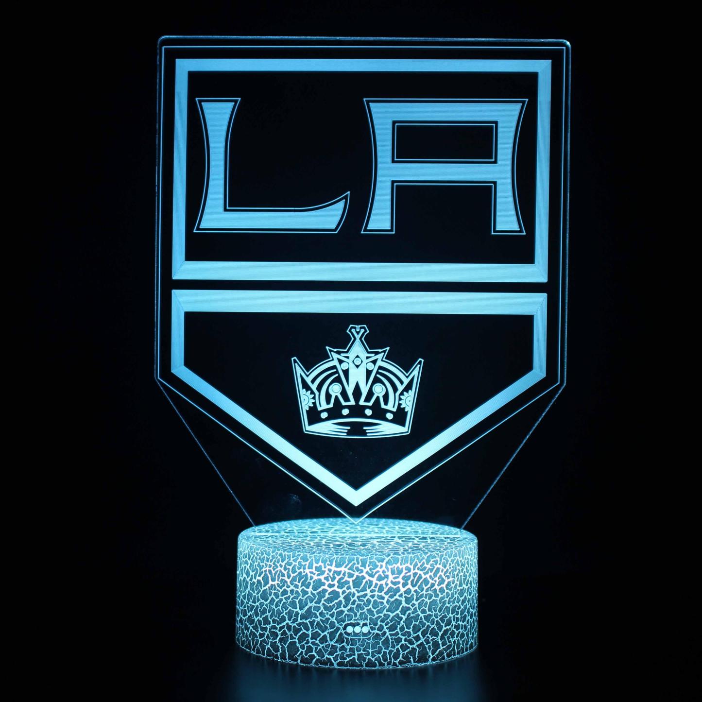 Remote Control Los Angeles 3D Optical Illusion Lamp-3D Optical Lamp