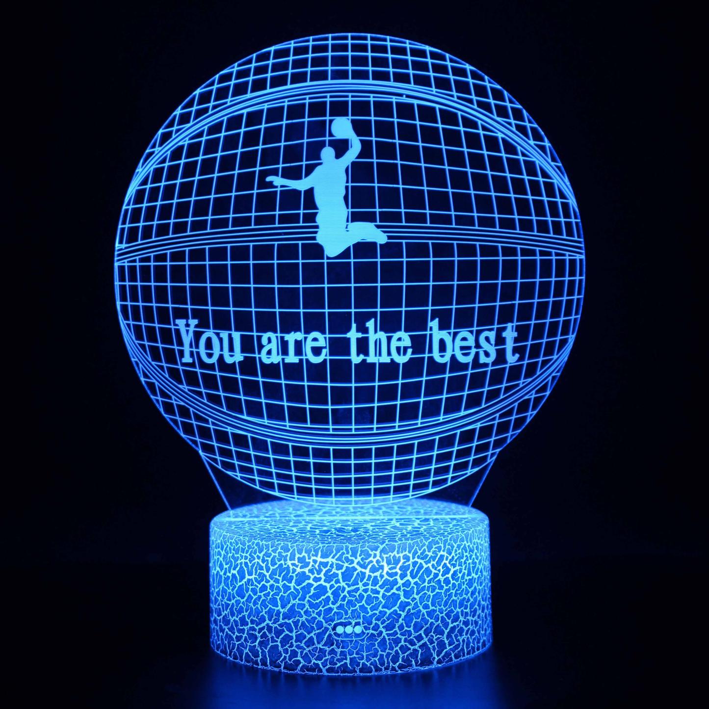 Basketball Theme Light Lamp-3D Optical Lamp