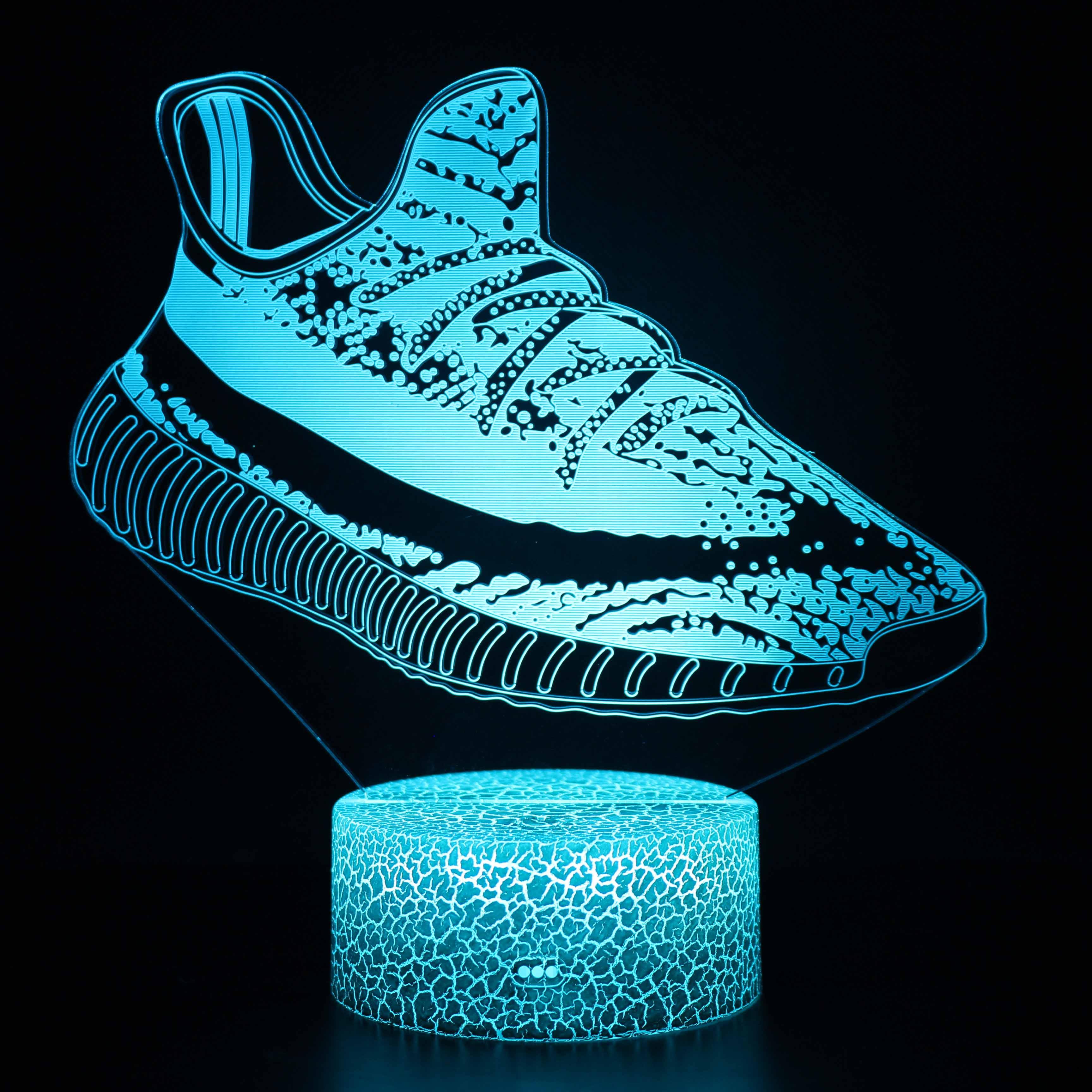 Sport Shoes 3D Optical Illusion Lamp For Home Decor And Lighting-3D Optical Lamp