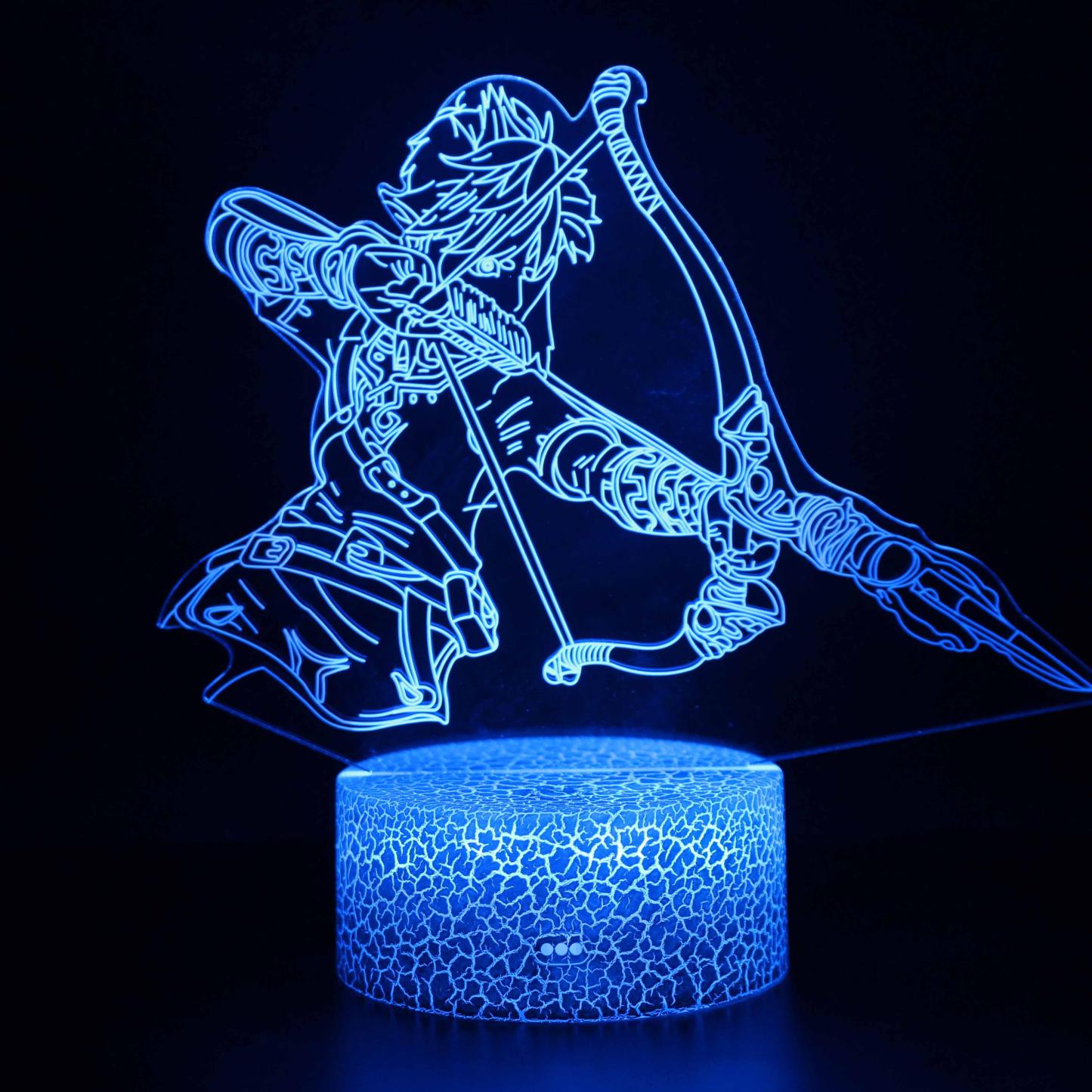 The Legend of Zelda 3D Optical Illusion Lamp - 3D Optical Lamp