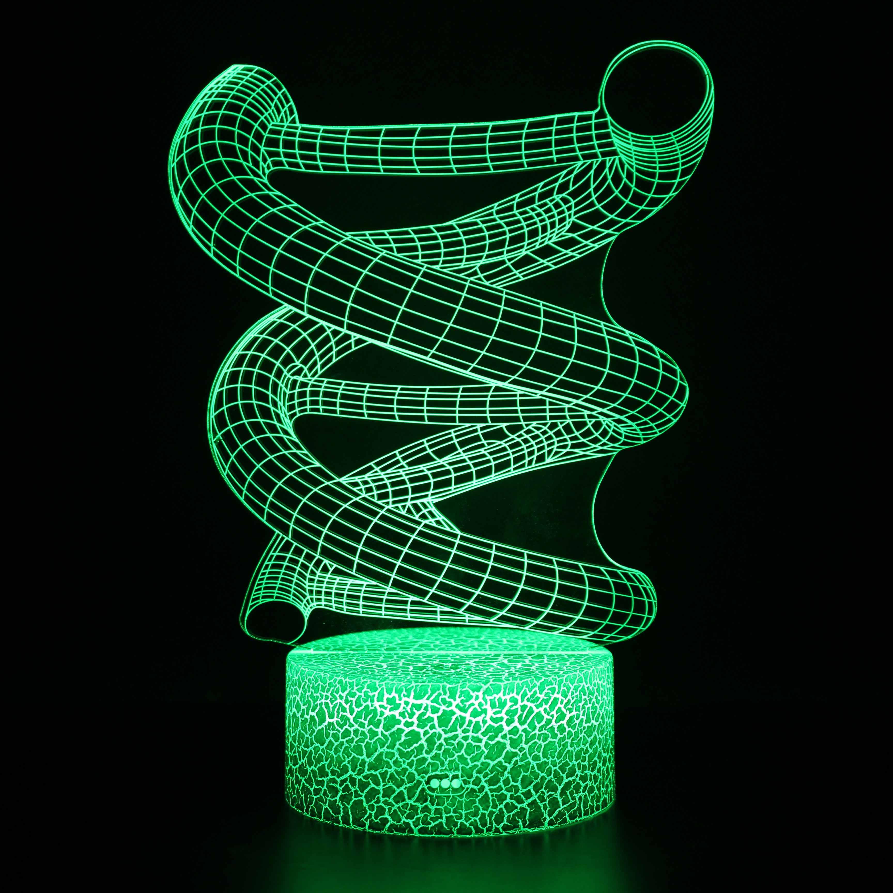 3D Spiral Tube Lamp-3D Optical Lamp