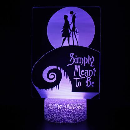 valentines day led lamp-3D Optical Lamp