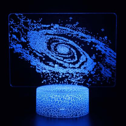 The Milky Way Galaxy 3D Optical Illusion Lamp - 3D Optical Lamp