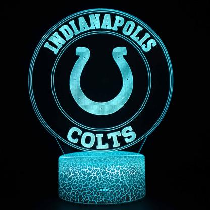 Indianapolis Colts 3D Optical Illusion Lamp - 3D Optical Lamp