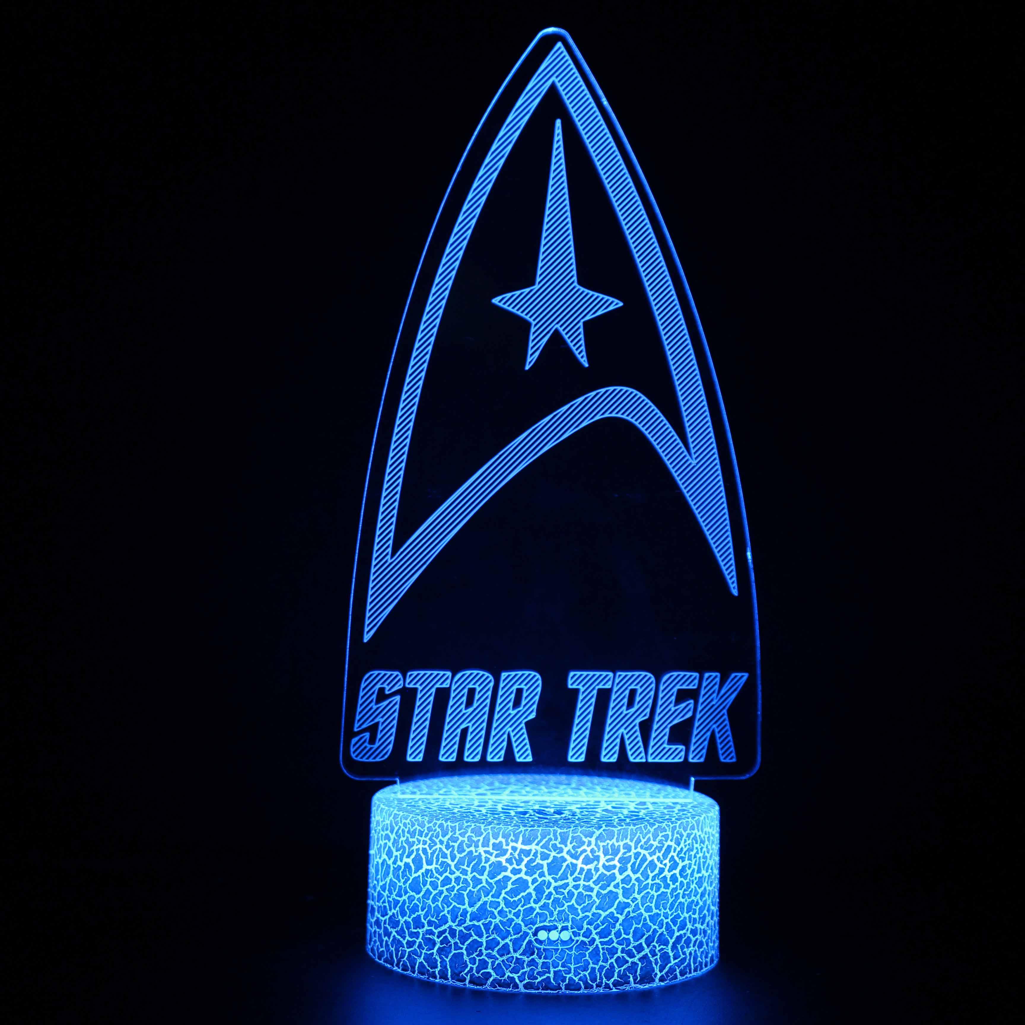 Star Trek Character 3D Optical Illusion Lamp - 3D Optical Lamp