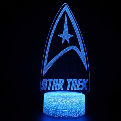 Star Trek Character 3D Optical Illusion Lamp-3D Optical Lamp
