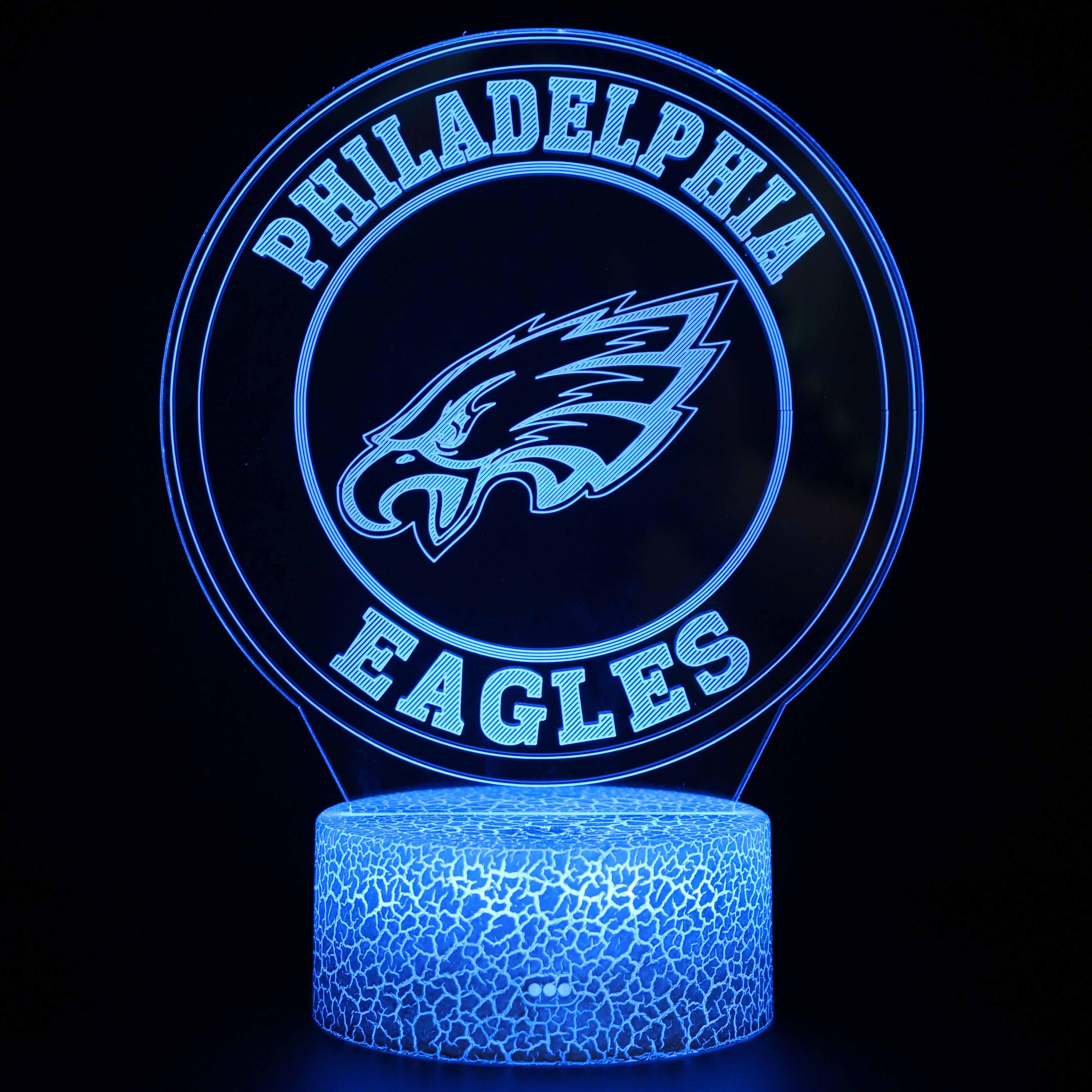 Philadelphia Eagles 3D Optical Illusion Lamp - 3D Optical Lamp