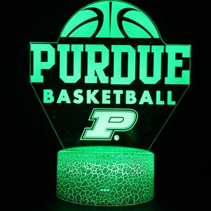 Purdue Basketball 3D Optical Illusion Lamp - 3D Optical Lamp