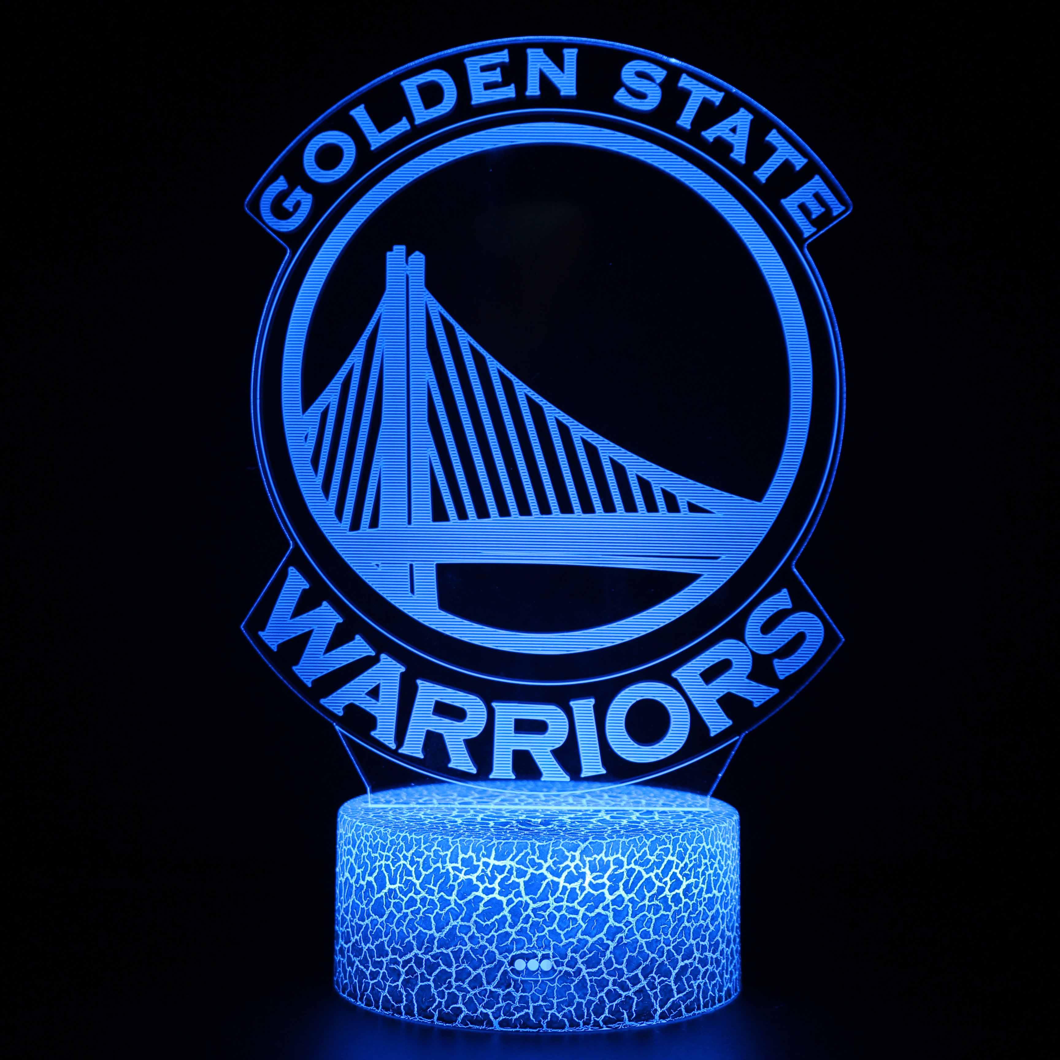 Golden State Warriors Lamp-3D Optical Lamp