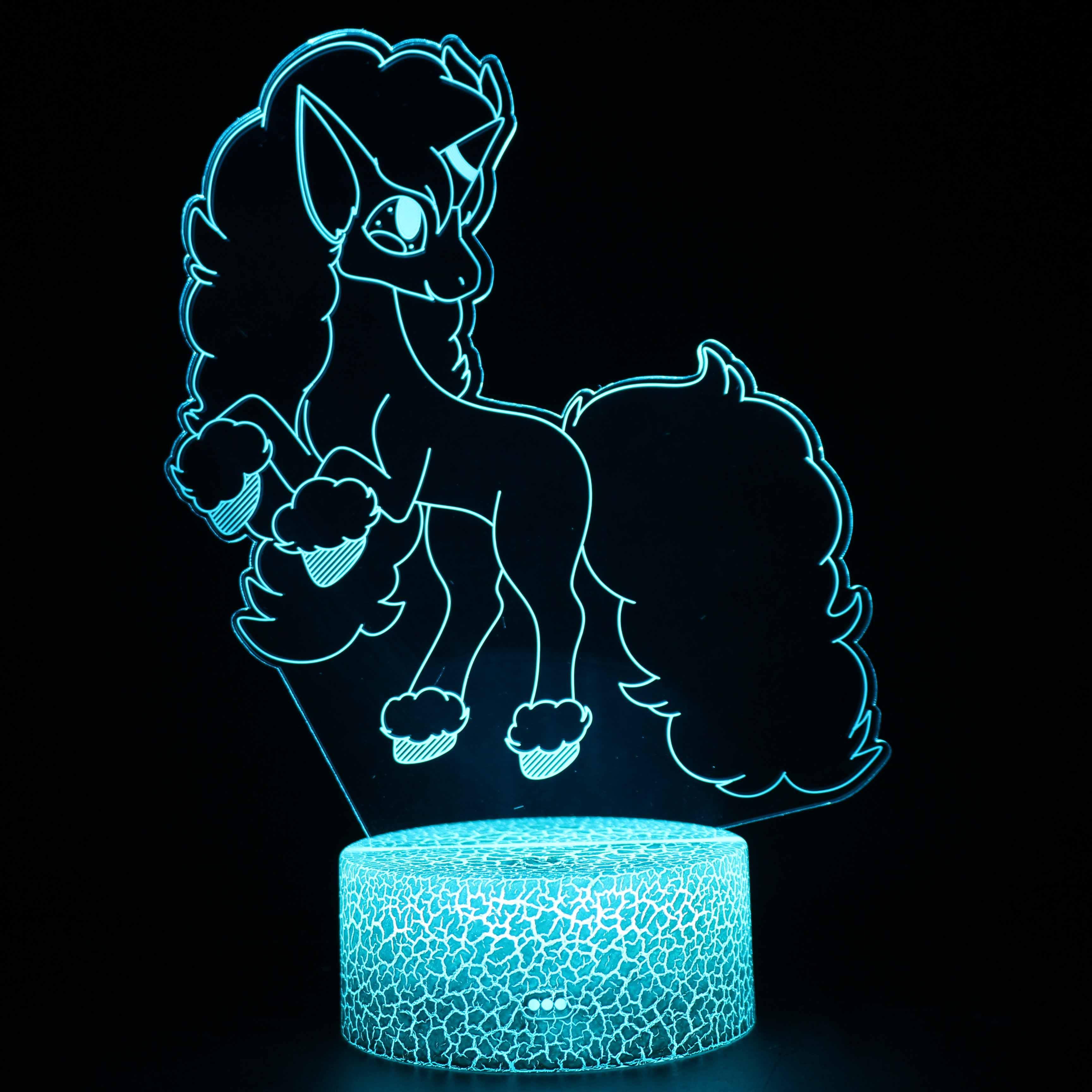 My Little Pony 3D Optical Illusion Lamp - 3D Optical Lamp