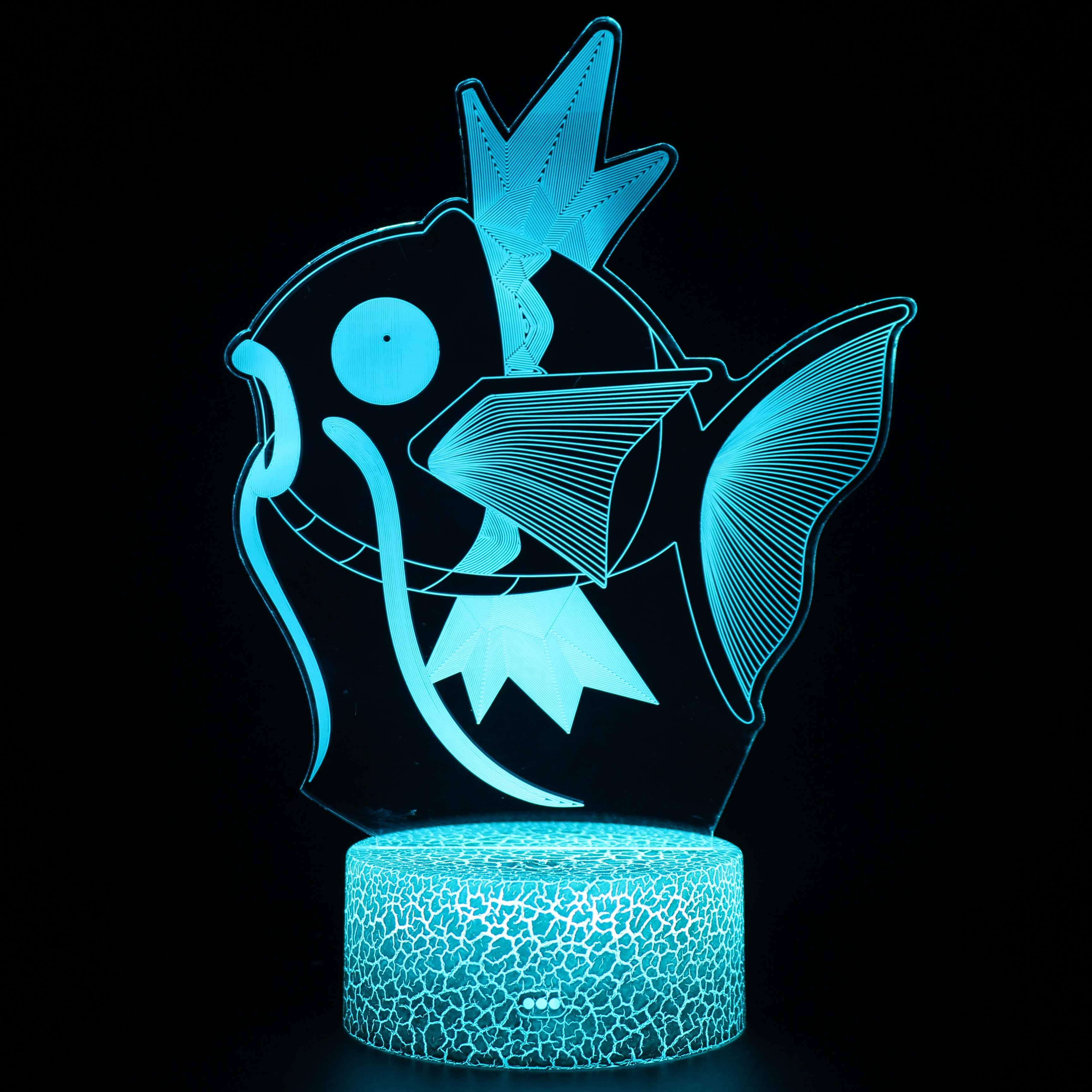 Realistic Fish Marine Life 3D Optical Illusion Lamp-3D Optical Lamp