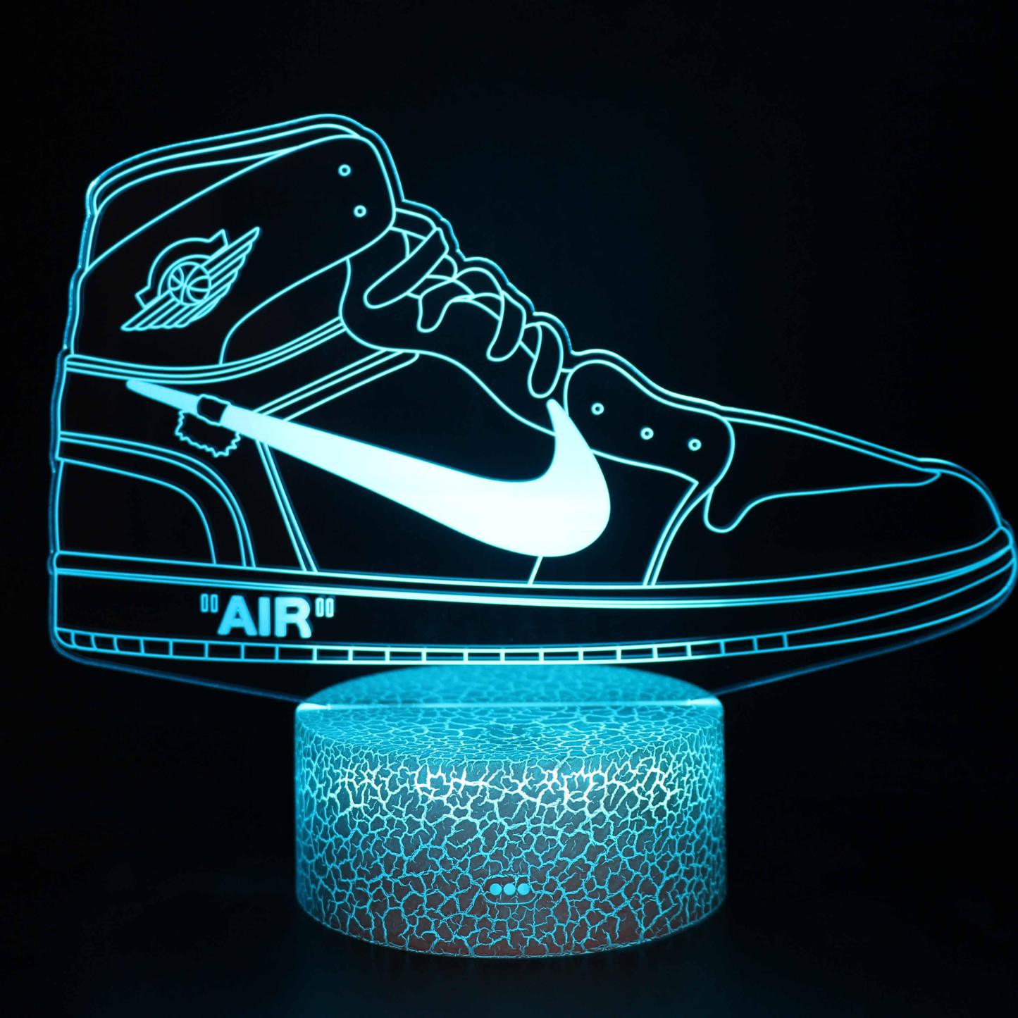Basketball Shoes 3D Optical Illusion Lamp - 3D Optical Lamp