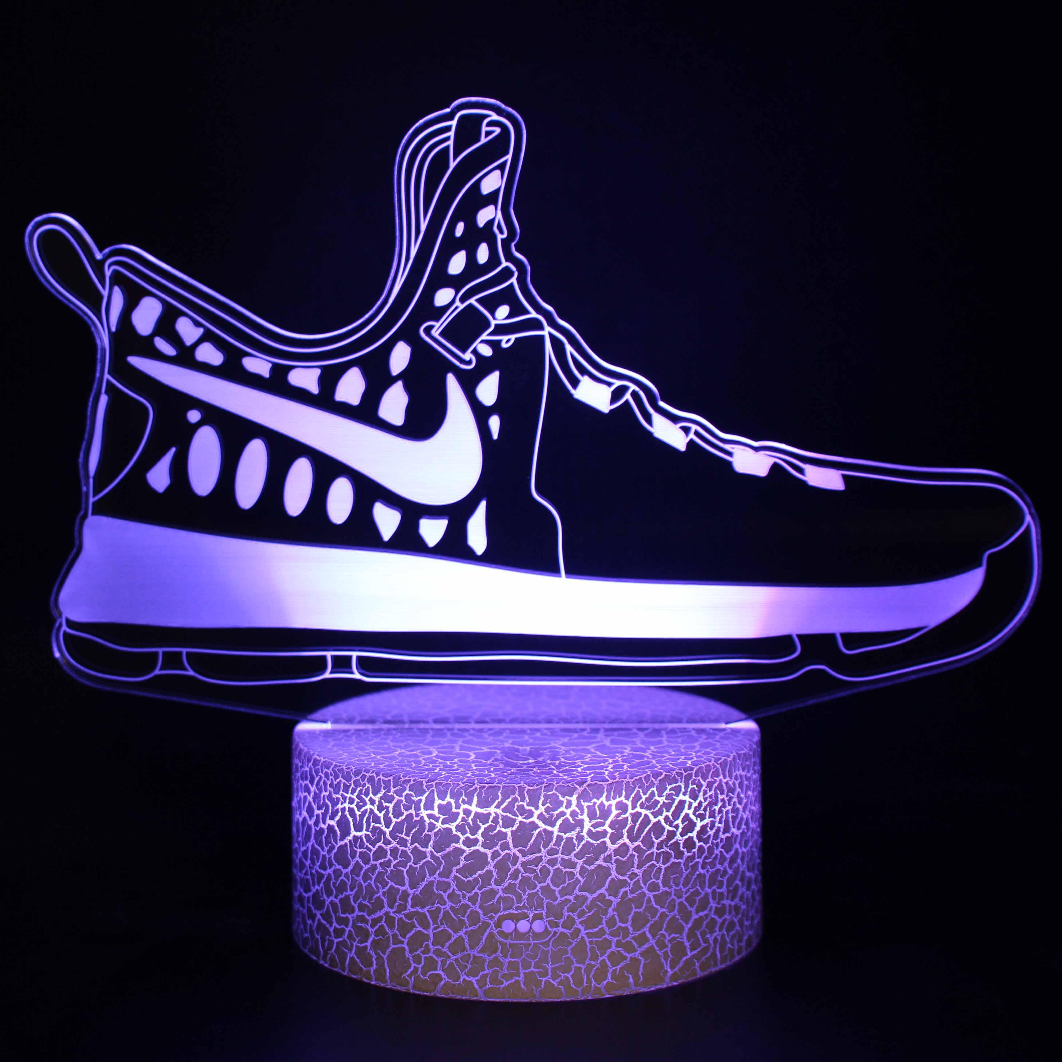 Basketball Shoes 3D Optical Illusion Lamp For Shoe Enthusiast-3D Optical Lamp