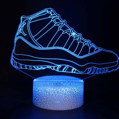 Basketball Shoes 3D Optical Illusion Lamp For Decor And Design-3D Optical Lamp